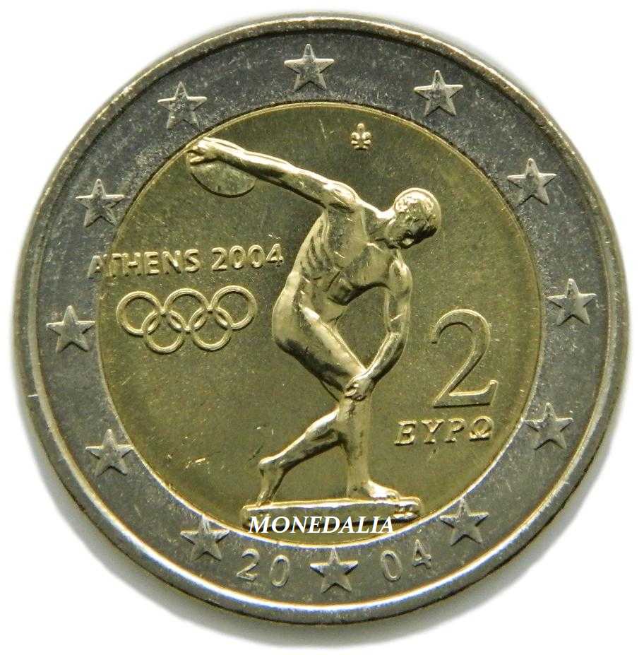2004 - GRECIA - 2 EUROS - JUEGOS OLIMPICOS