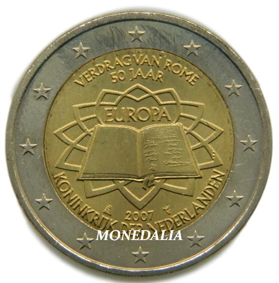 2007 - HOLANDA - 2 EURO - TRATADO DE ROMA