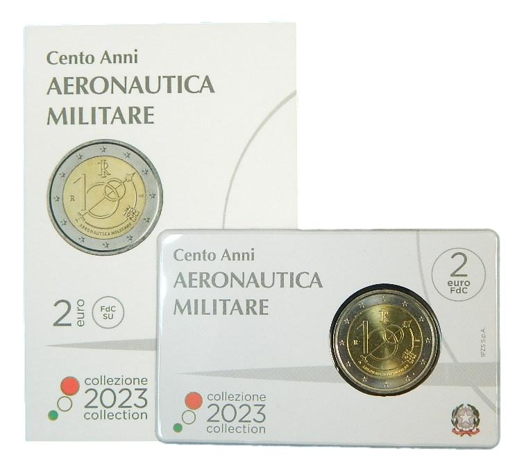 2023 - ITALIA - 2 EURO - FUERZA AEREA - COINCARD