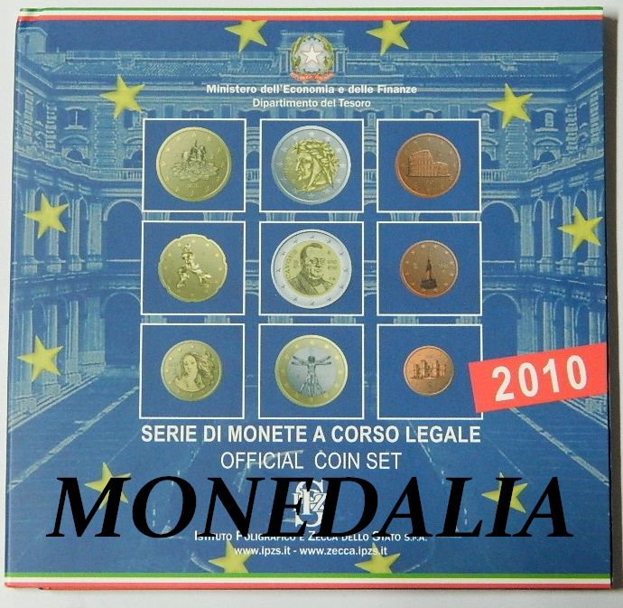 2010 - ITALIA - CARTERA OFICIAL EUROS