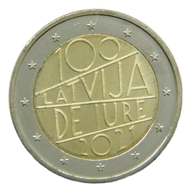 2021 - LETONIA - 2 EURO - IURE