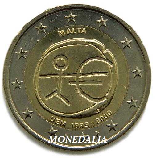 2009 - MALTA - 2 EUROS - EMU - UEM