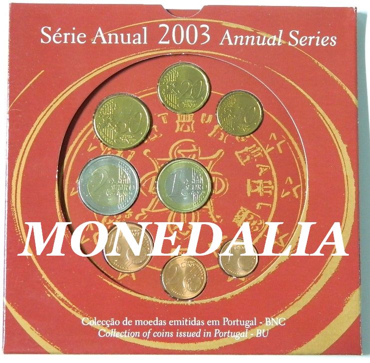 2003 - PORTUGAL - EUROS - SERIE ANUAL