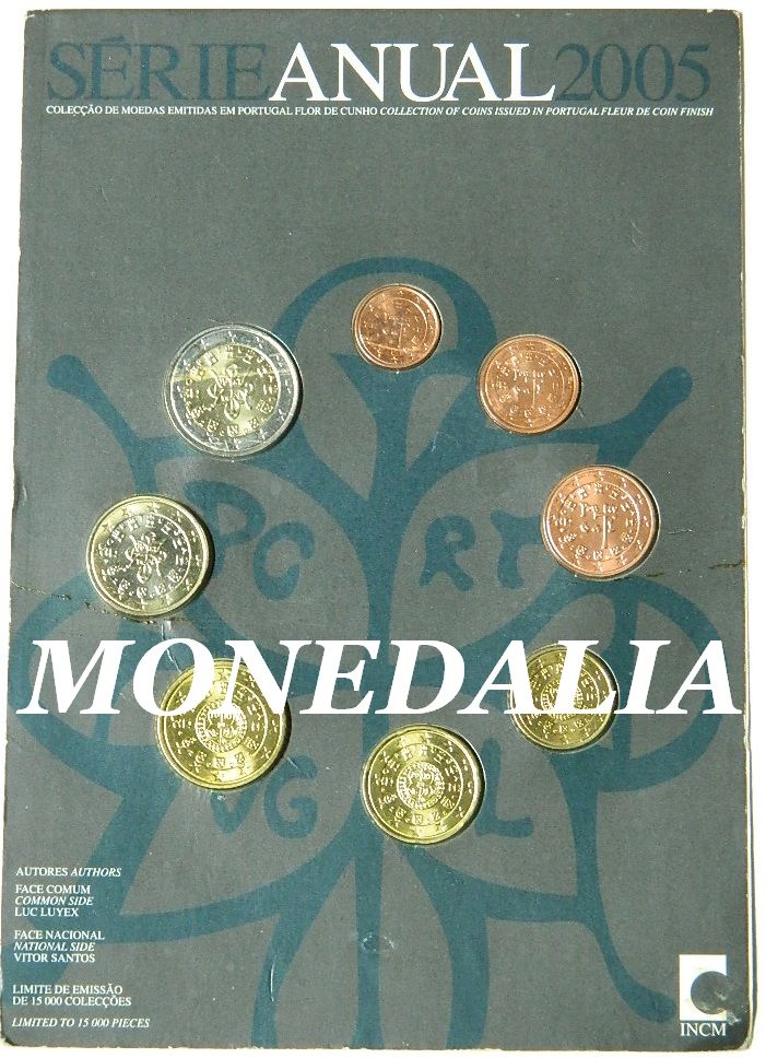 2005 - PORTUGAL - SERIE ANUAL EUROS