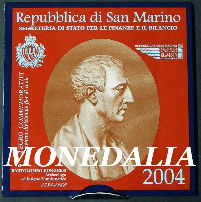 2004 - SAN MARINO - 2 EUROS - BARTOLOMEO