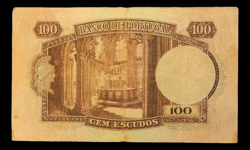 1947 - PORTUGAL - 100 ESCUDOS - PEDRO NUNES - BC