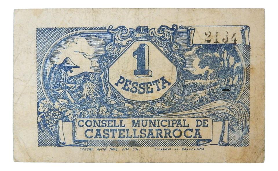 Consell municipal de Castellsarroca,1 pta - AT-761 - MBC