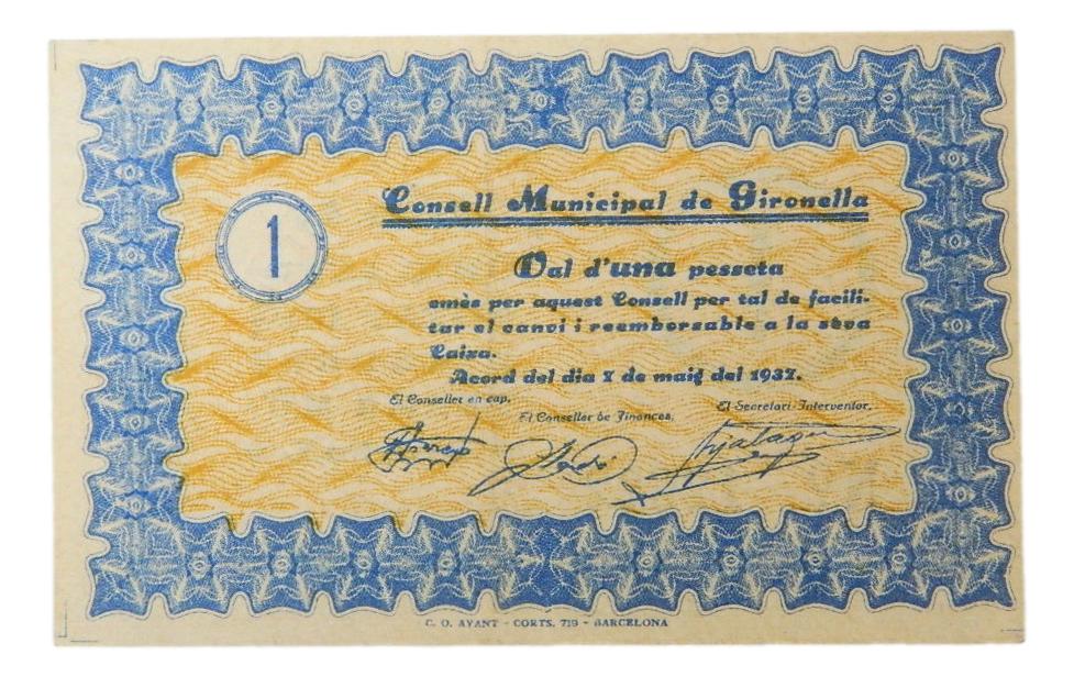 Consell Municipal de Gironella, 1 pta.7 de maig de 1937 - AT-1127 - SC
