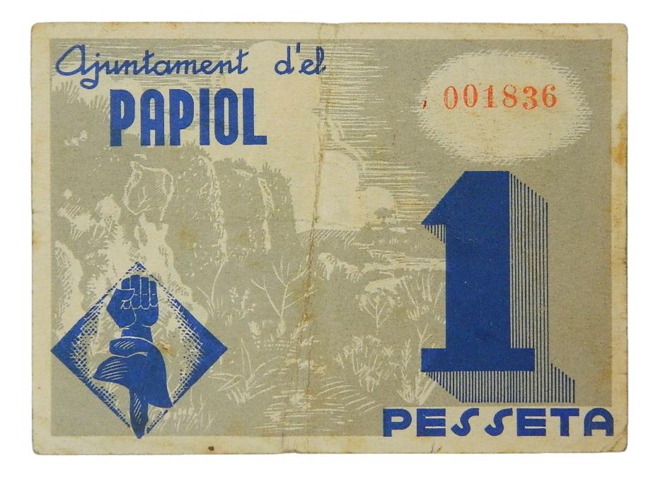 Ajuntament d´El Papiol,1 pta. 6 de maig del 1937 - AT-1779 - MBC