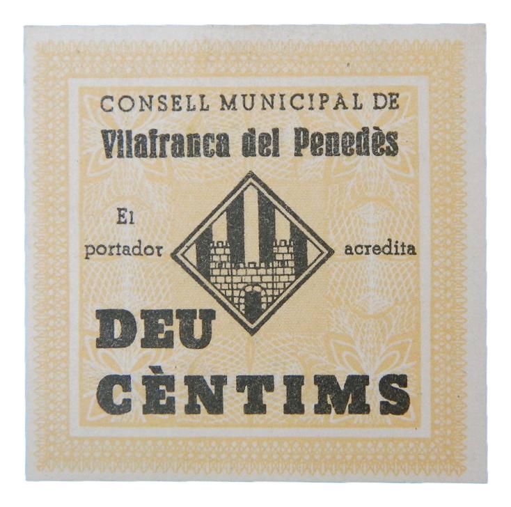 El consell Municipal de Vilafranca del Penedès, 10 ctms. - AT-2785 - SC