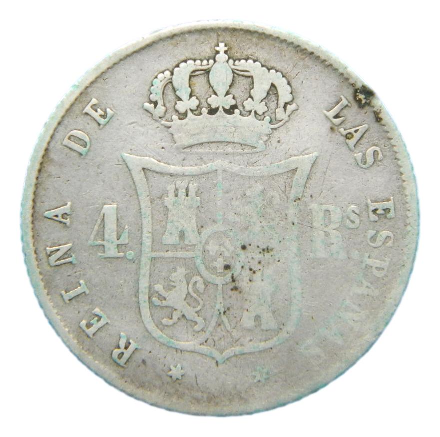1852 - ISABEL II - 4 REALES - MADRID