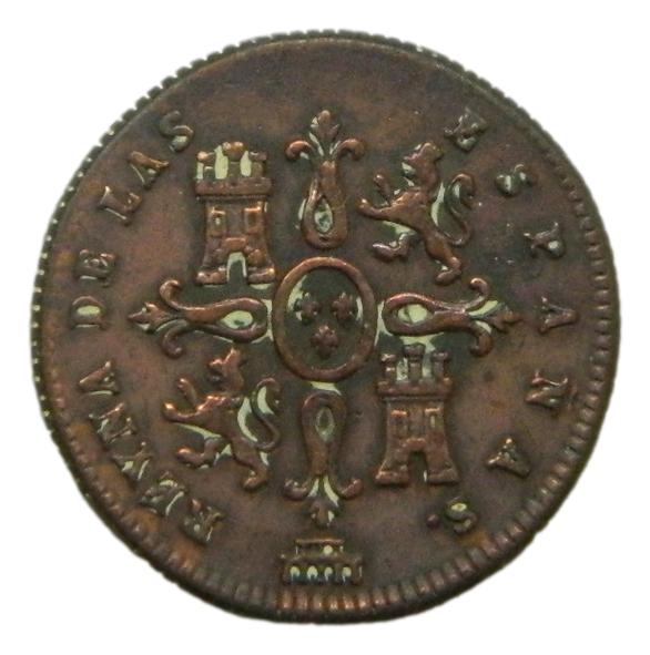 1842 - ISABEL II - 1 MARAVEDI - SEGOVIA - MBC