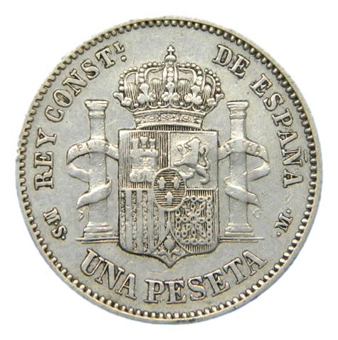 1882 - ALFONSO XII - 1 PESETA - MSM