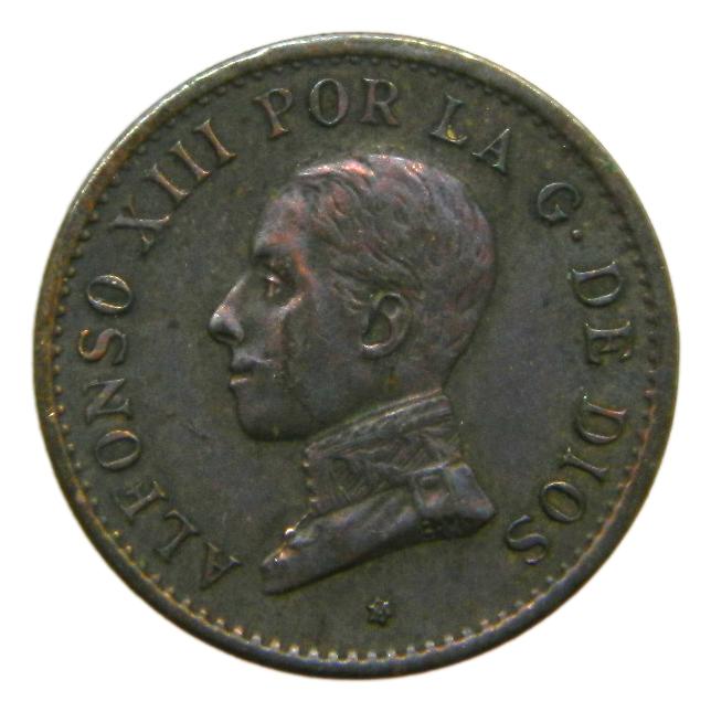 1913 - ALFONSO XIII - 1 CENTIMO - PCV - *3