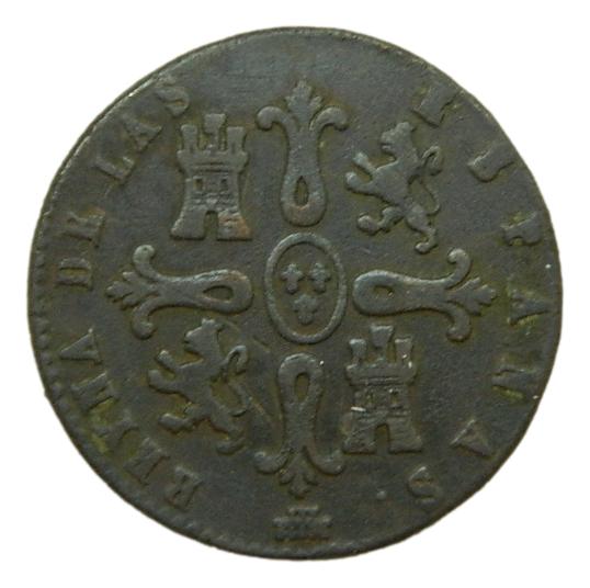 1838 - ISABEL II - 8 MARAVEDIS - SEGOVIA