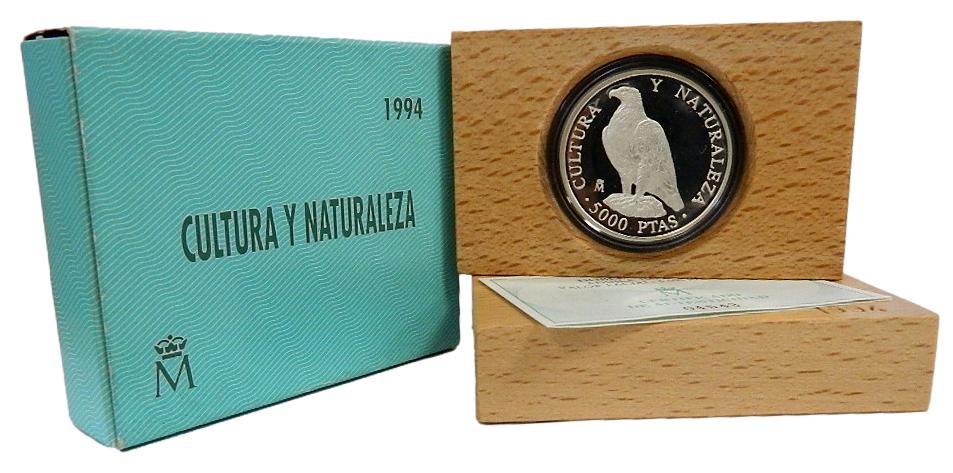 1994 - ESPAÑA - 5000 PESETAS - CULTURA Y NATURALEZA - AGUILA IMPERIAL