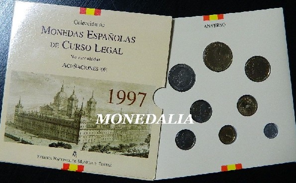 1997 -  CARTERA OFICIAL FNMT PESETAS ESPAÑA