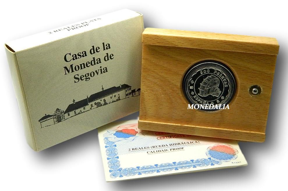 2001 - ESPAÑA - 500 PESETAS - RUEDA HIDRAULICA - CASA DE LA MONEDA DE SEGOVIA