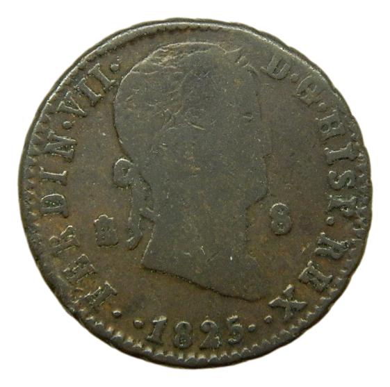 1825 - FERNANDO VII - 8 MARAVEDIS - SEGOVIA