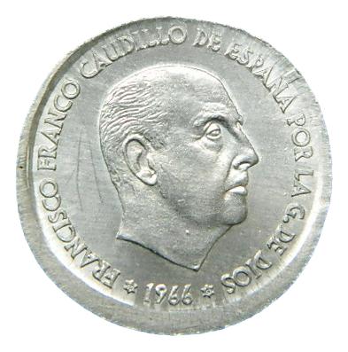 1966 - FRANCO - 50 CENTIMOS - ERROR - DESPLAZADO