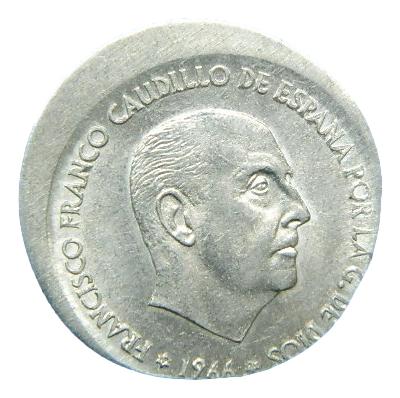 1966 - FRANCO - 50 CENTIMOS - DESPLAZADO
