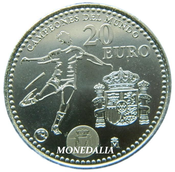 2010 - ESPAÑA - 20 EUROS - CAMPEONES DEL MUNDO