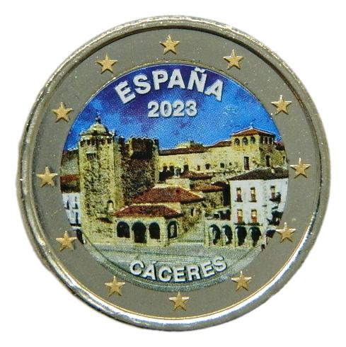 2023 - ESPAÑA - 2 EURO - CACERES - COLOR 5