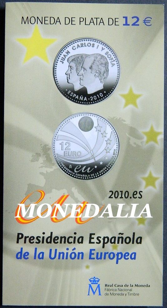 2010 - ESPAÑA - 12 EURO - PRESIDENCIA - BLISTER