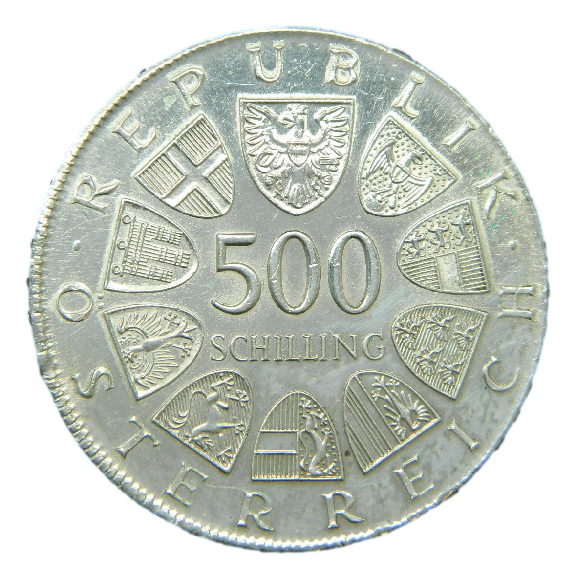 1981 - AUSTRIA - 500 SCHILLING - OTTO BAUER - PROOF