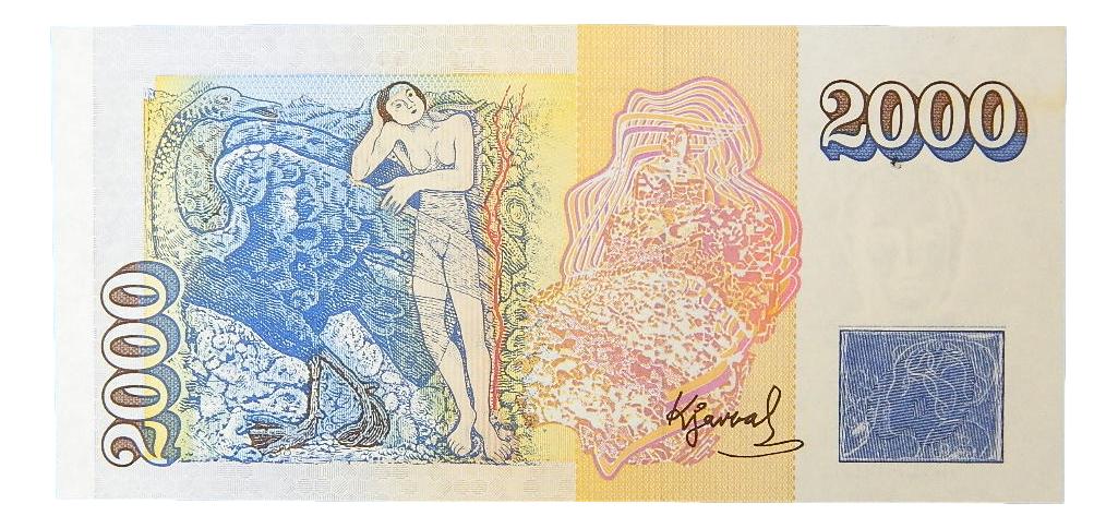 1986 - ISLANDIA - BILLETE - 2000 KRONUR - PICK 57A - EBC