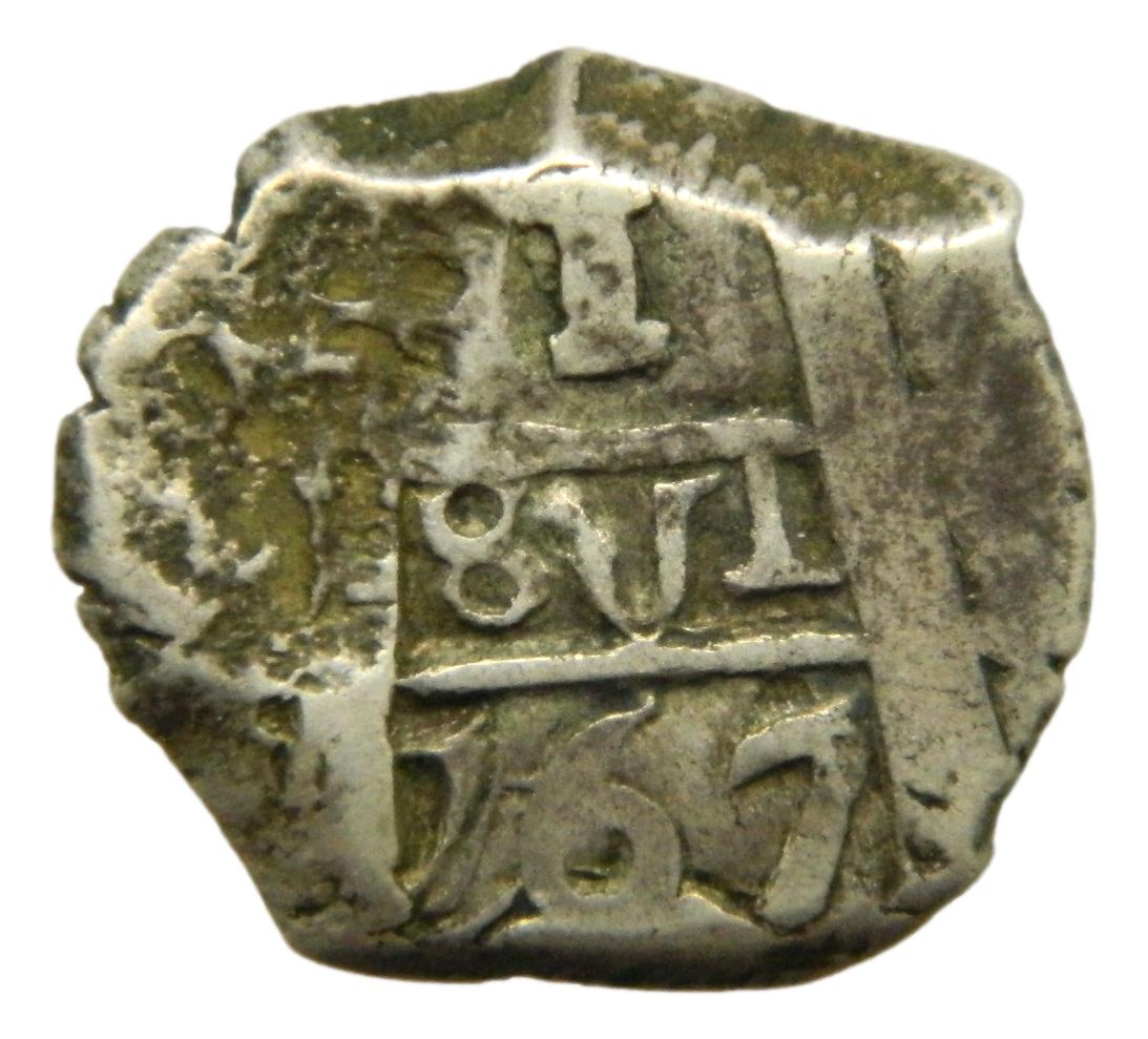 1767 - CARLOS III - 1 REAL - POTOSI -  MACUQUINA - MBC