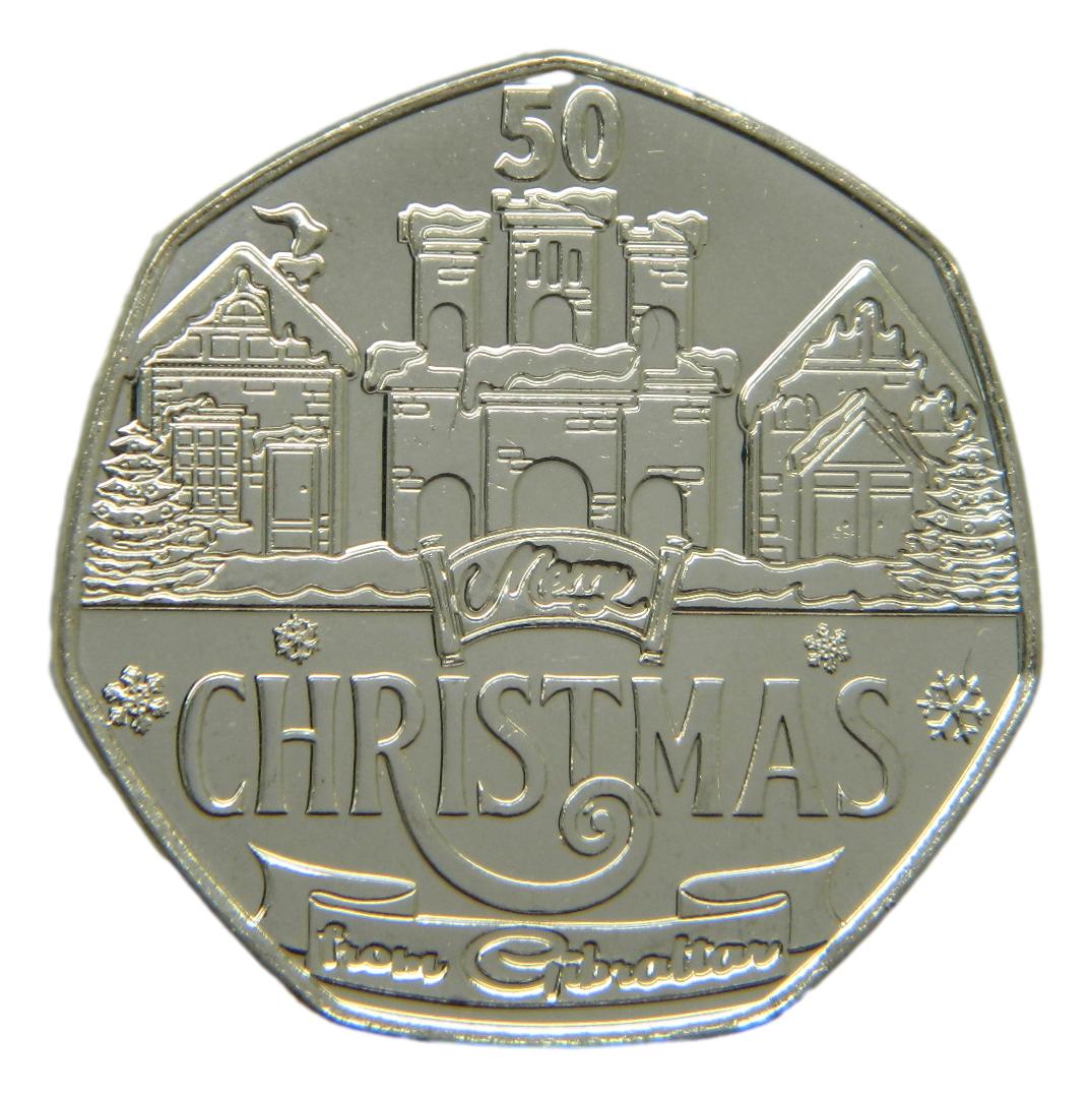 2024 - GIBRALTAR - 50 PENCE - CHRISTMAS