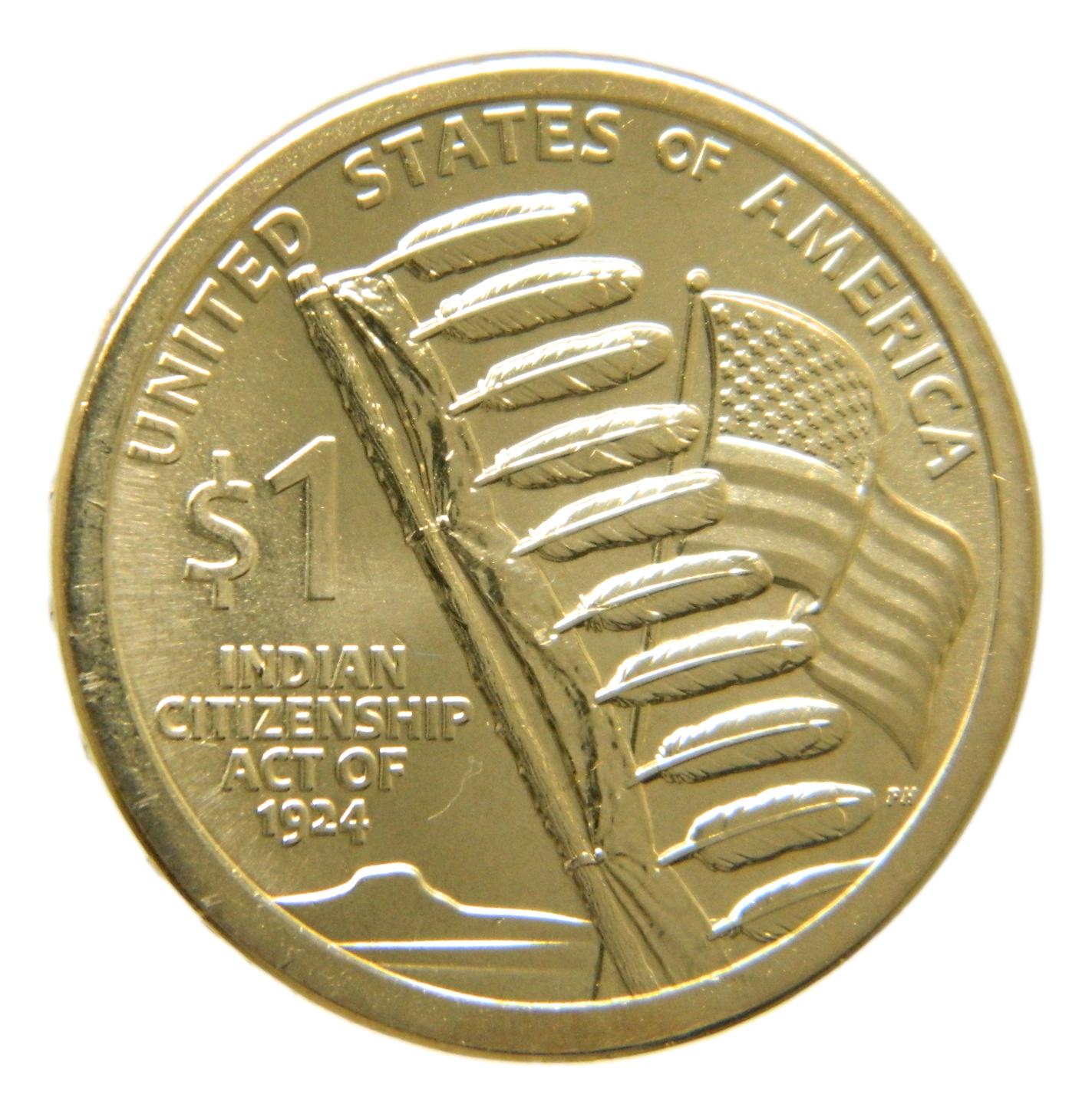 2024 P - USA - DOLAR - LEY CIUDADANIA INDIA 1924