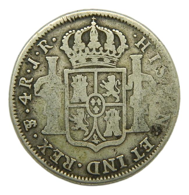 1773 JR - CARLOS III - 4 REALES - POTOSI - BC-