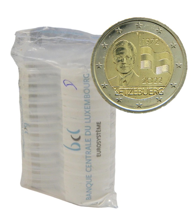 2022 - LUXEMBURGO - 2 EURO - BANDERA - CARTUCHO