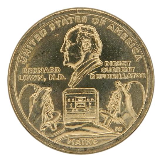 2024 P - USA - 1 DOLAR - INNOVATION - MAINE - DESFIBRILADOR