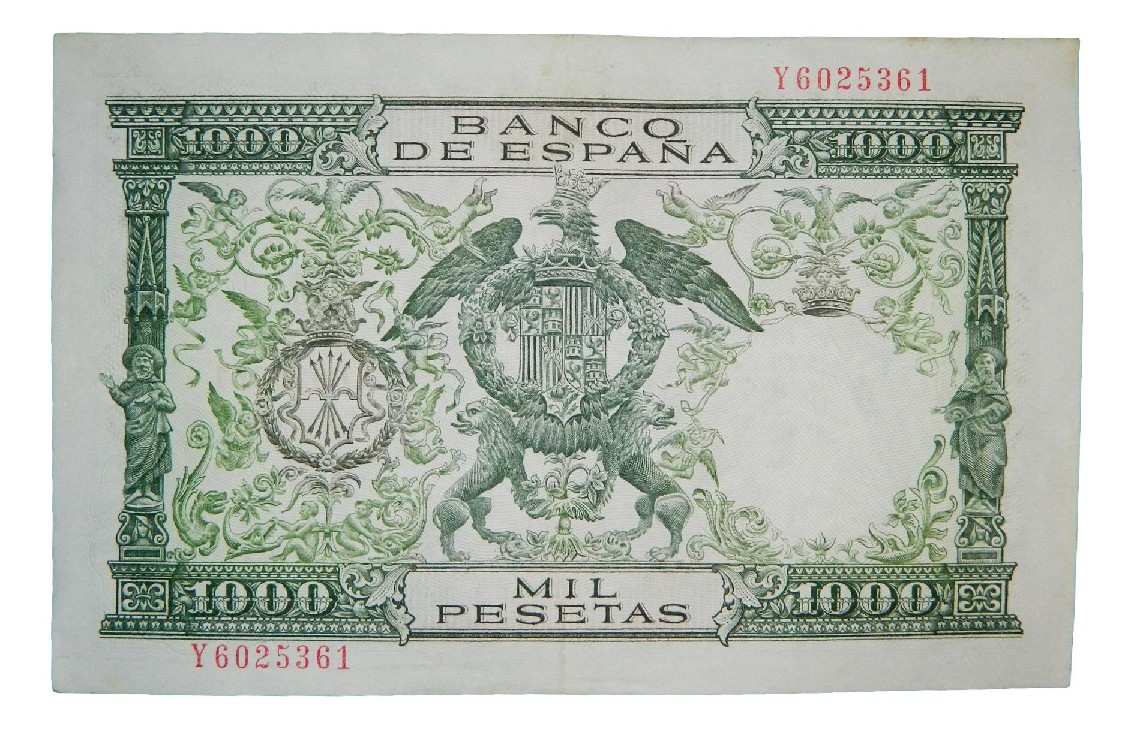 1957 - ESPAÑA - BILLETE - 1000 PESETAS - REYES CATOLICOS - BC