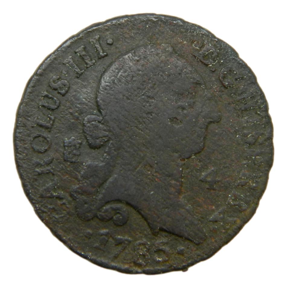 1785 - CARLOS III - 4 MARAVEDIS - SEGOVIA - BC