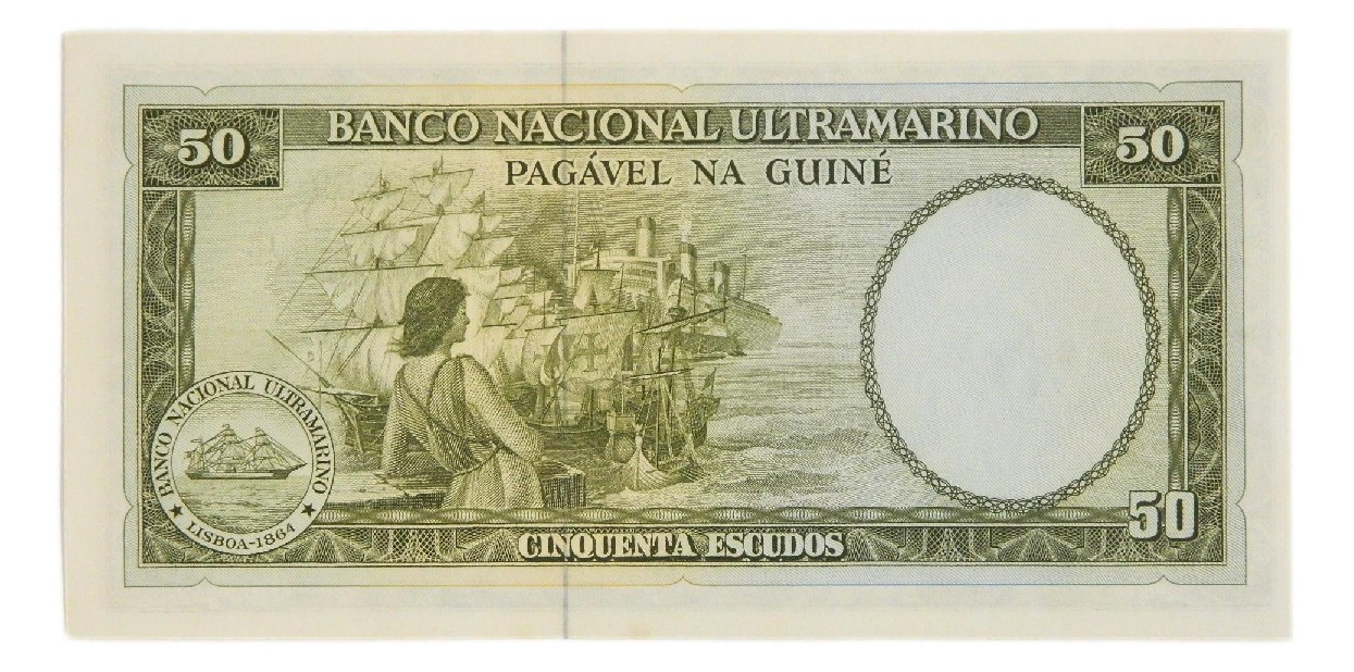 1971 - GUINEA PORTUGUESA - 50 ESCUDOS - BANCO ULTRAMARINO - SC