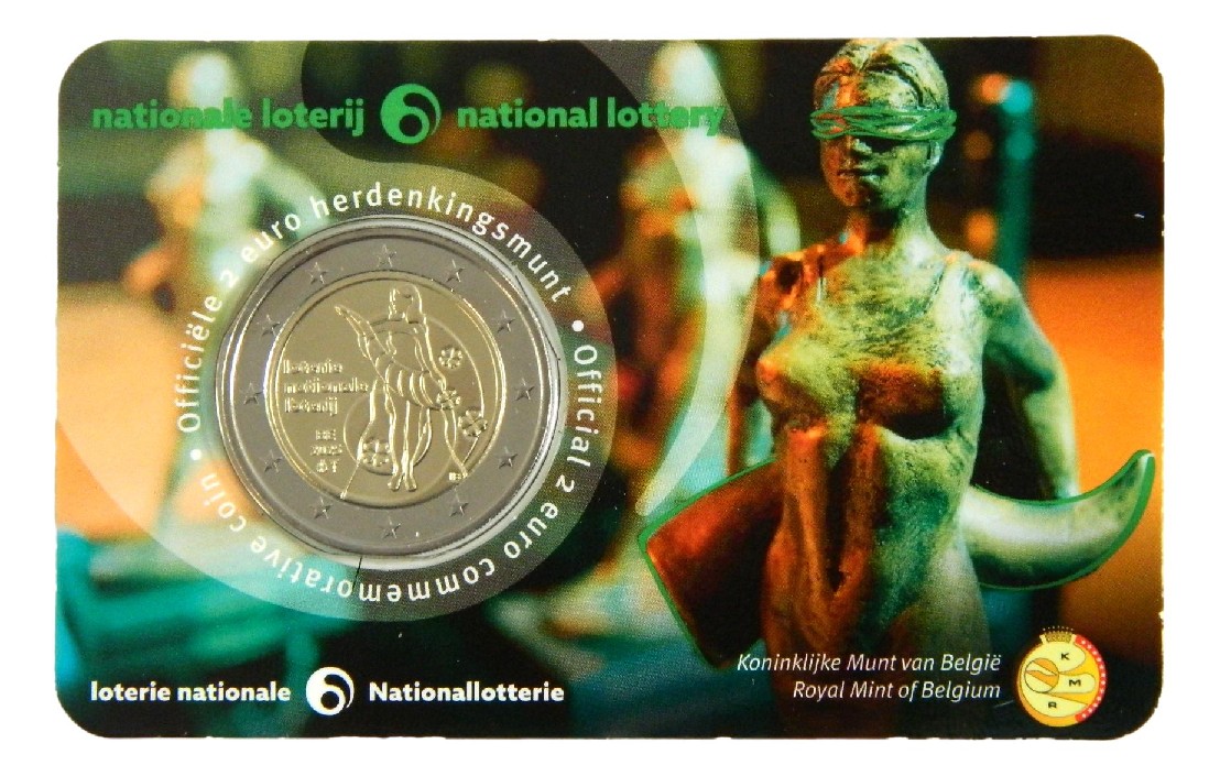 2025 - BELGICA - 2 EURO - LOTERIA NACIONAL - COINCARD - HOLANDES