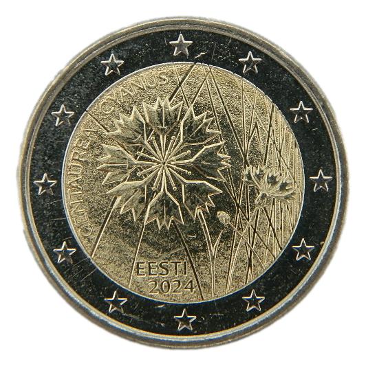 2024 - ESTONIA - 2 EURO - FLOR NACIONAL