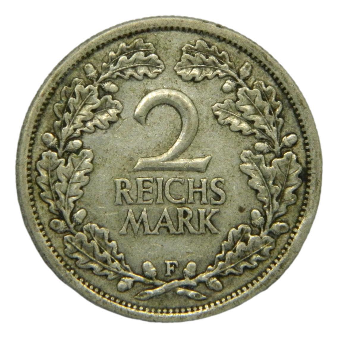 1927 F - ALEMANIA - 2 REICHSMARK - WEIMAR REPUBLIC - S11/443