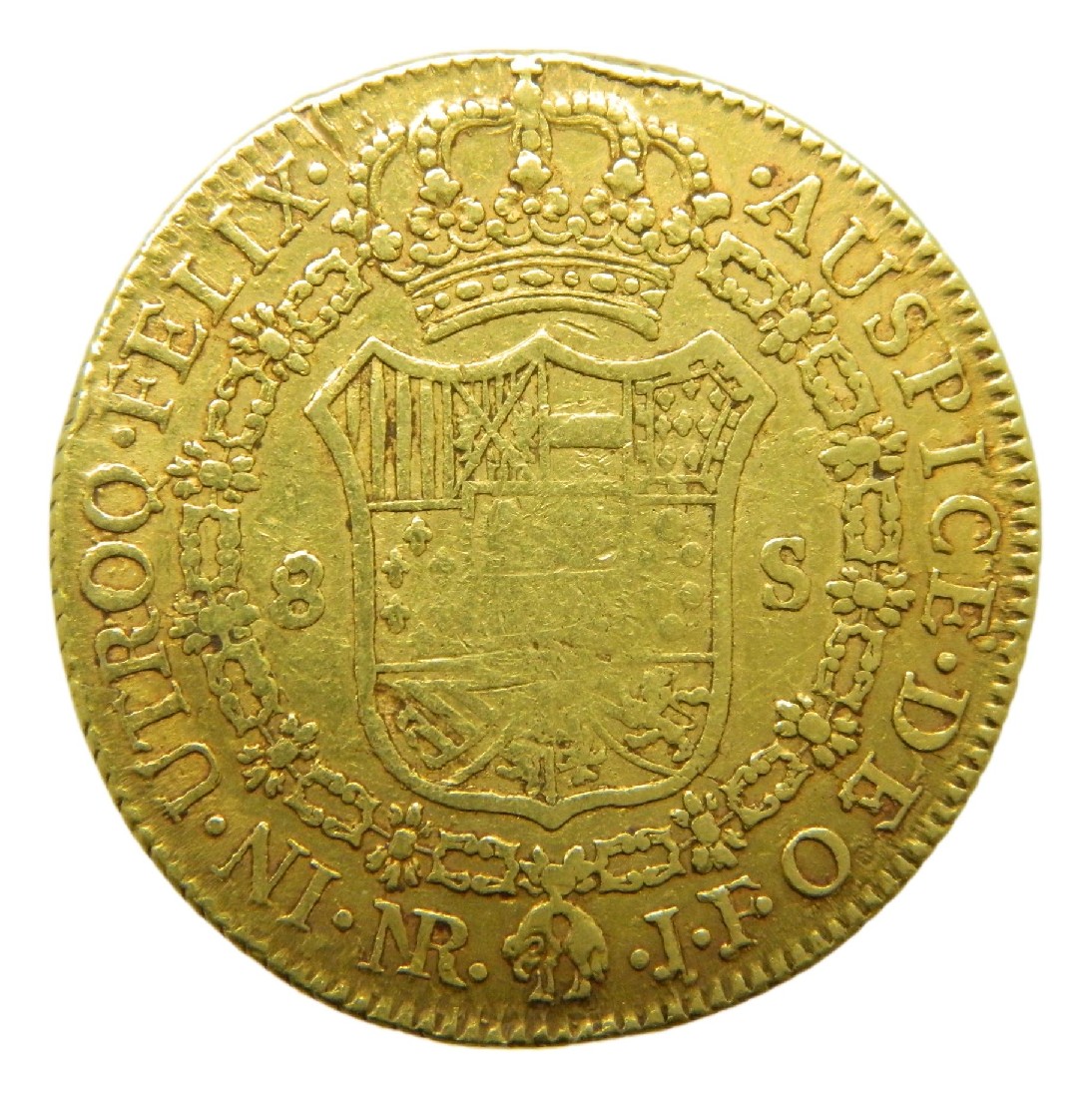 1809 JF - FERNANDO VII - 8 ESCUDOS - NUEVO REINO - MBC-