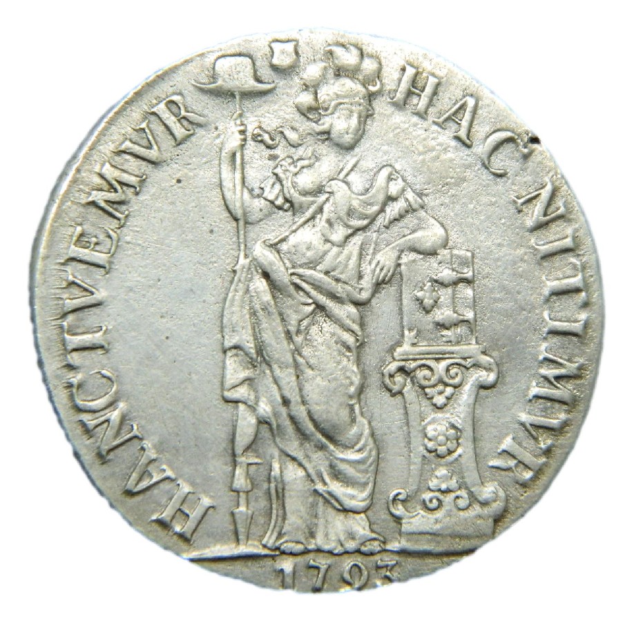 1793 - HOLANDA - 3 GULDEN - UTRECHT - PLATA