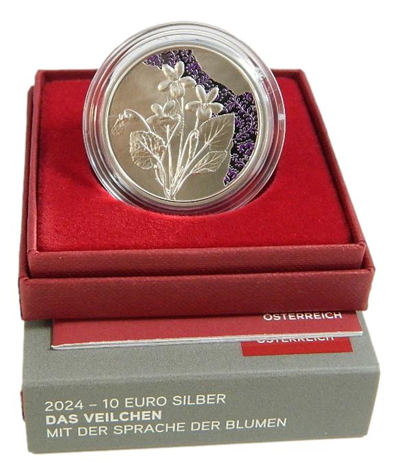 2024 - AUSTRIA - 10 EUROS - VIOLETA - PROOF