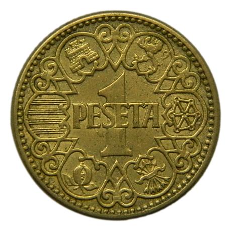 1944 - FRANCO - 1 PESETA - EBC +