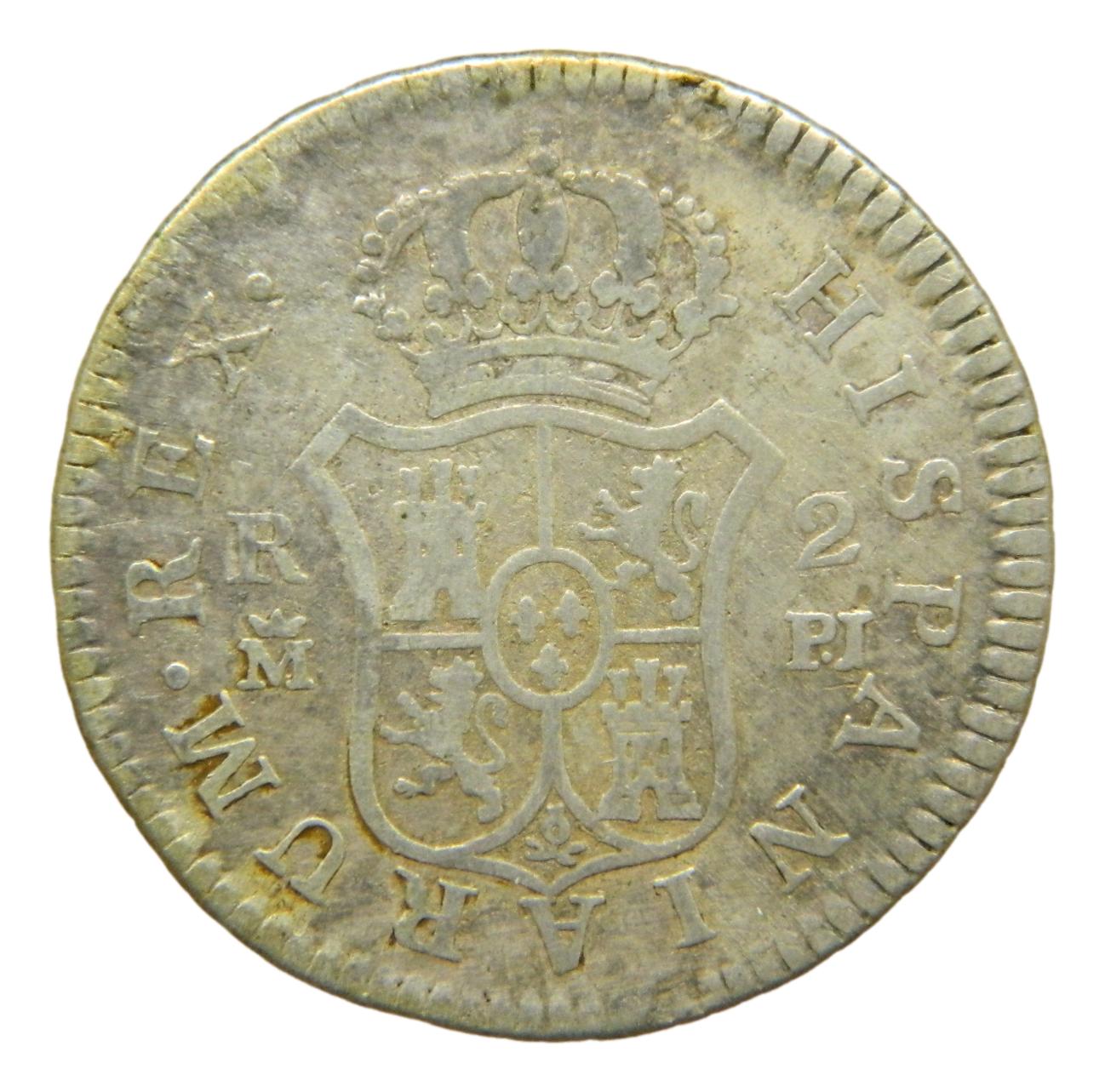 1779 PJ - CARLOS III - 2 REALES -  MADRID - BC