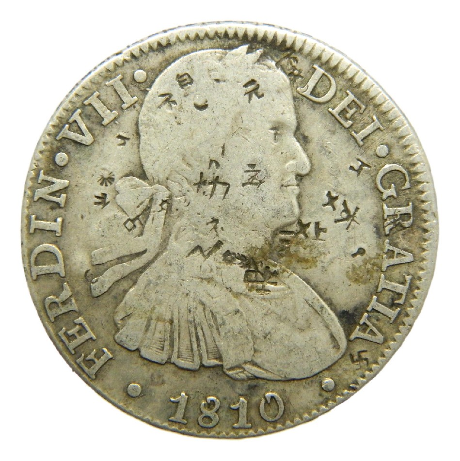 1810 HJ - FERNANDO VII - 8 REALES - MEXICO - BC