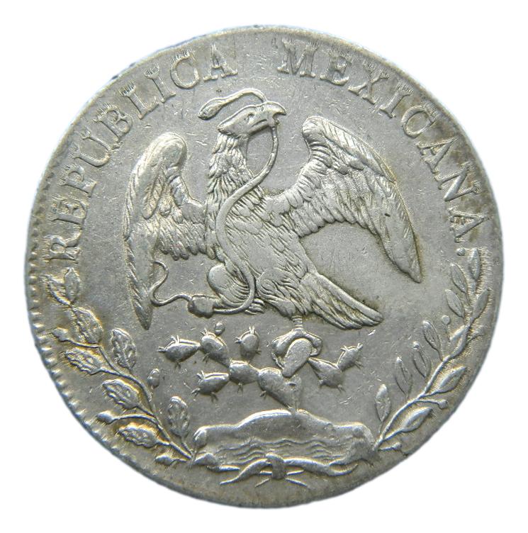 1889 RR - MEXICO - 8 REALES - GUANAJUATO - PLATA