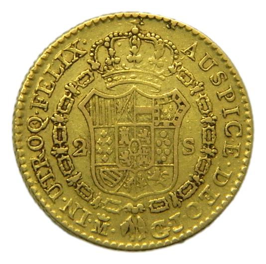 1814 GJ - FERNANDO VII - 2 ESCUDOS - MADRID